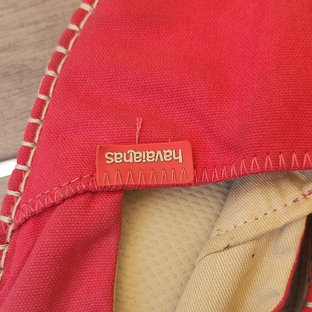 Havaianas Women's Red Espadrilles